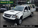 7241 - 08/10, HOLDEN RC COLORADO, 4JJ1, 5SPD, LX