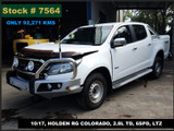 7564 - 10/17, HOLDEN RG COLORADO, ** ONLY 92,271 KMS ** 2.8L TD, 6SPD, LTZ