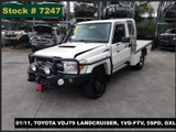7247 - 01/11, TOYOTA VDJ79 LANDCRUISER, 1VD-FTV, 5SPD, GXL
