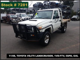 7281 - 11/08, TOYOTA VDJ79 LANDCRUISER, 1VD-FTV, 5SPD, GXL