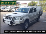 7056 - 02/13, TOYOTA KUN26 HILUX, 1KD-FTV, AUTO, SR5