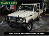7316 - 06/89, TOYOTA HJ75 LANDCRUISER, 2H, 5SPD