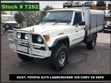 7282 - 05/87, TOYOTA HJ75 LANDCRUISER *** 350 CHEV V8 *** 5SPD