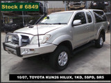 6849 - 10/07, TOYOTA KUN26 HILUX, 1KD, 5SPD, SR5