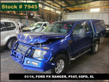 7945 - 01/14, FORD PX RANGER, P5AT, 6SPD, XL