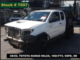 7097 - 08/09, TOYOTA KUN26 HILUX, 1KD-FTV, 5SPD, SR.
