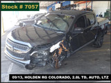7057 - 09/13, HOLDEN RG COLORADO, 2.8L TD, AUTO, LTZ