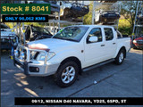 8041 - 09/12, NISSAN D40 NAVARA, ** ONLY 96,062 KMS ** , YD25, 6SPD, ST