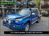 8113 - 10/10, FORD PK RANGER, 3.0L WEAT, 5SPD, WILDTRAK