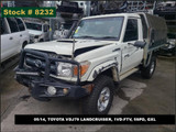 8232 - 05/14, TOYOTA VDJ79 LANDCRUISER, 1VD-FTV, 5SPD, GXL