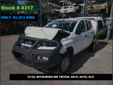 8317 - 01/22, MITSUBISHI MR TRITON, ** ONLY 50,353 KMS **, 4N15, AUTO, GLX