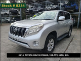 8234 - 04/14, TOYOTA KDJ150 PRADO, 1KD-FTV, 6SPD, GXL