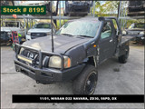 8195 - 11/01, NISSAN D22 NAVARA, ZD30, 5SPD, DX