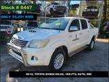 8447 - 08/12, TOYOTA KUN26 HILUX, ** ONLY 55,491 KMS **, 1KD-FTV, AUTO, SR5