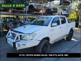 8495 - 07/10, TOYOTA KUN26 HILUX, 1KD-FTV, AUTO, SR5