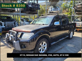 8350 - 07/12, NISSAN D40 NAVARA, V9X, AUTO, ST-X 550