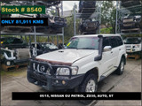 8540 - 05/15, NISSAN GU PATROL, ** ONLY 81,911 KMS **, ZD30, AUTO, ST