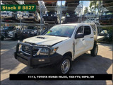 8827 - 11/13, TOYOTA KUN26 HILUX, 1KD-FTV, 6SPD, SR