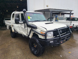 8883 - 02/14, TOYOTA VDJ79 LANDCRUISER, 1VD-FTV, 5SPD, WORKMATE