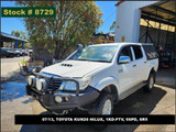8729 - 07/13, TOYOTA KUN26 HILUX, 1KD-FTV, 5SPD, SR5