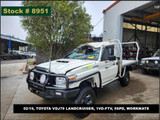 8951 - 02/19, TOYOTA VDJ79 LANDCRUISER, 1VD-FTV, 5SPD, WORKMATE
