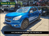 8976 - 10/14, HOLDEN RG COLORADO , 2.8L T/D, AUTO, LTZ
