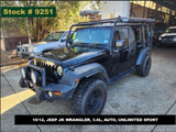 9251 - 10/12, JEEP JK WRANGLER, 3.6L, AUTO, UNLIMITED SPORT