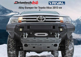 Drivetech 4x4 Rival Bumper suitable for Hilux GUN126 GUN136 2018 on DT-2D57161B