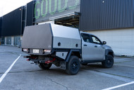 Introducing the new 1700mm Aluminium Service Body Chassis Mount Canopy  by Trojan Canopies