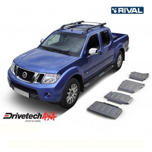Drivetech 4x4 Rival Underbody Protection Bash Plates suitable for Navara D40 - Pathfinder