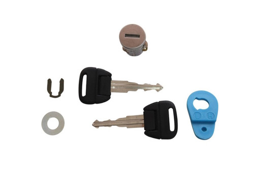 Left Front Door Lock Barrel and Key - Blue Cam- suitable for Discovery 1 OE