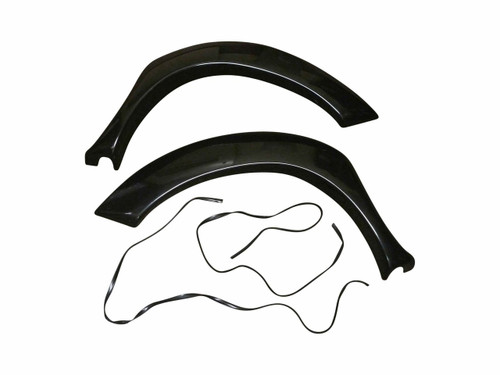 Black Front Fibreglass Wheel Arch Flares suitable for Hilux KUN26 GGN25 2011 on