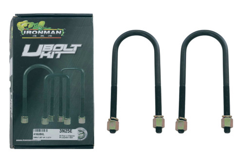 Ironman 4x4 Rear Leaf Spring UBolts Extra Long suitable for Landcruiser 75 76 78 79 Series - 416UBKL