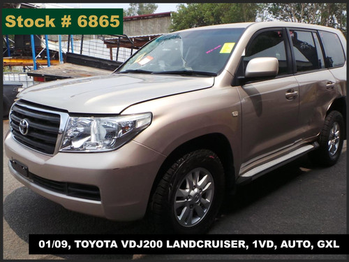 6865 - 01/09, TOYOTA VDJ200 LANDCRUISER, 1VD, AUTO, GXL