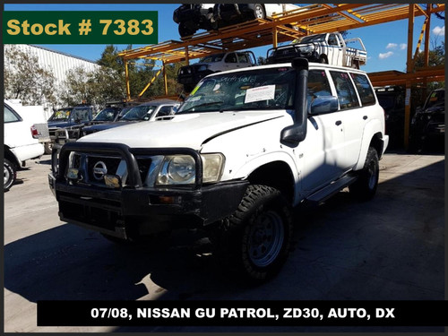 7383 - 07/08, NISSAN GU PATROL, ZD30, AUTO, DX