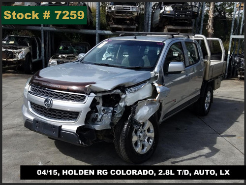 7259 - 04/15, HOLDEN RG COLORADO, 2.8L T/D, AUTO, LX