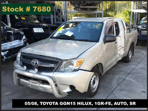 7680 - 05/08, TOYOTA GGN15 HILUX, 1GR-FE, AUTO, SR