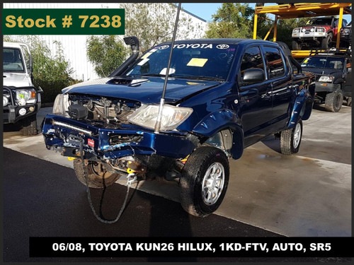 7238 - 06/08, TOYOTA KUN26 HILUX, 1KD-FTV, AUTO, SR5
