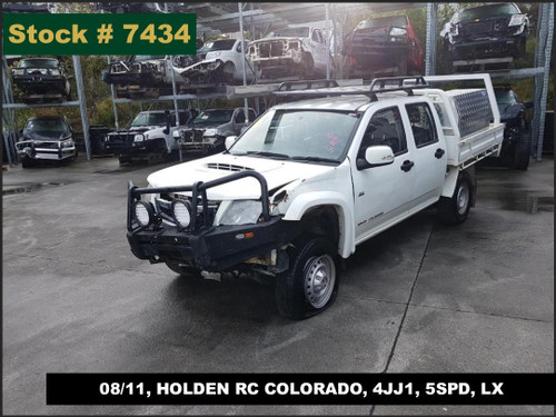 7434 - 08/11, HOLDEN RC COLORADO, 4JJ1, 5SPD, LX
