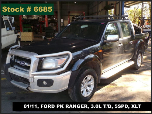 6685 - 01/11, FORD PK RANGER, 3.0L T/D, 5SPD, XLT.