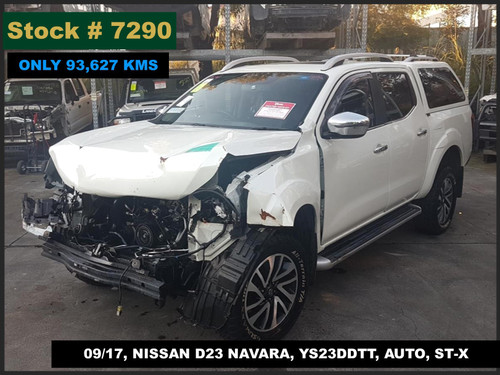 7290 - 09/17, NISSAN D23 NAVARA, ** ONLY 93,627 KMS ** YS23DDTT, AUTO, ST-X