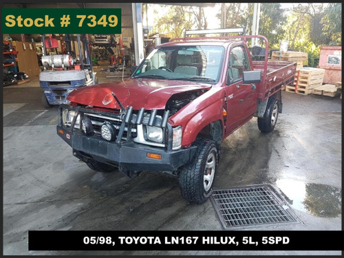7349 - 05/98, TOYOTA LN167 HILUX, 5L, 5SPD