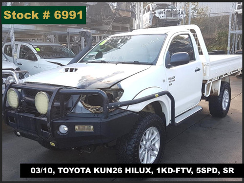 6991 - 03/10, TOYOTA KUN26 HILUX, 1KD-FTV, 5SPD, SR