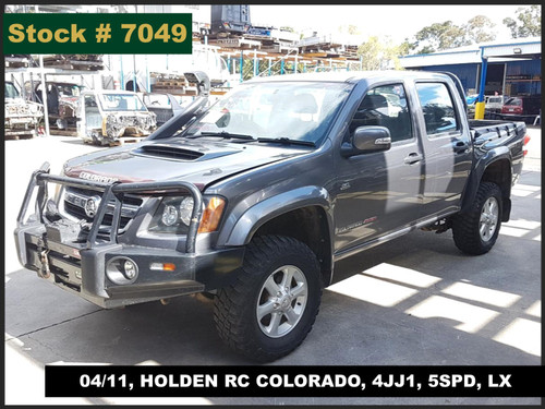 7049 - 04/11, HOLDEN RC COLORADO, 4JJ1, 5SPD, LX