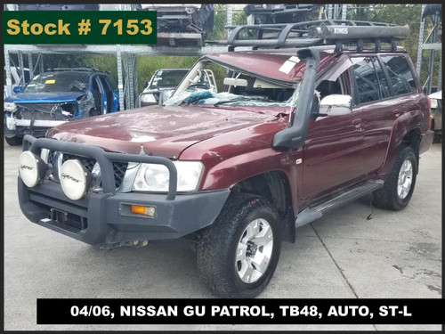 7153 - 04/06, NISSAN GU PATROL, TB48, AUTO, ST-L