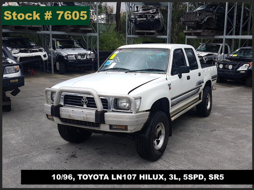 7605 - 10/96, TOYOTA LN107 HILUX, 3L, 5SPD, SR5
