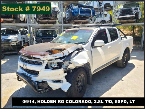 7949 - 06/14, HOLDEN RG COLORADO, 2.8L T/D, 5SPD, LT