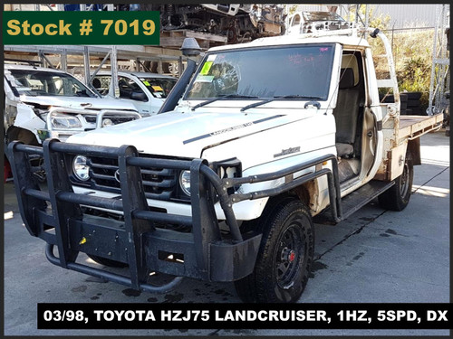 7019 - 03/98, TOYOTA HZJ75 LANDCRUISER, 1HZ, 5SPD, DX