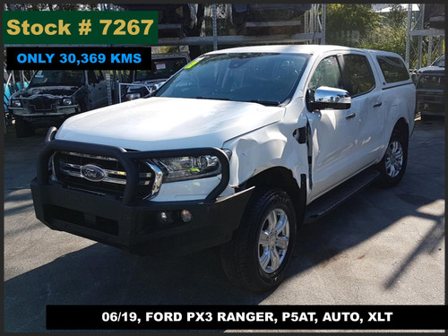 7267 - 06/19, FORD PX3 RANGER, ** ONLY 30,369 KMS ** P5AT, AUTO, XLT