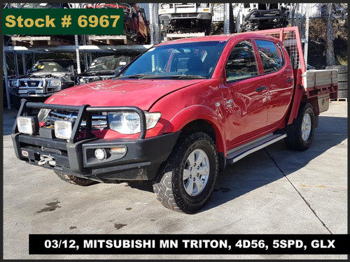 6967 - 03/12, MITSUBISHI MN TRITON, 4D56, 5SPD, GLX